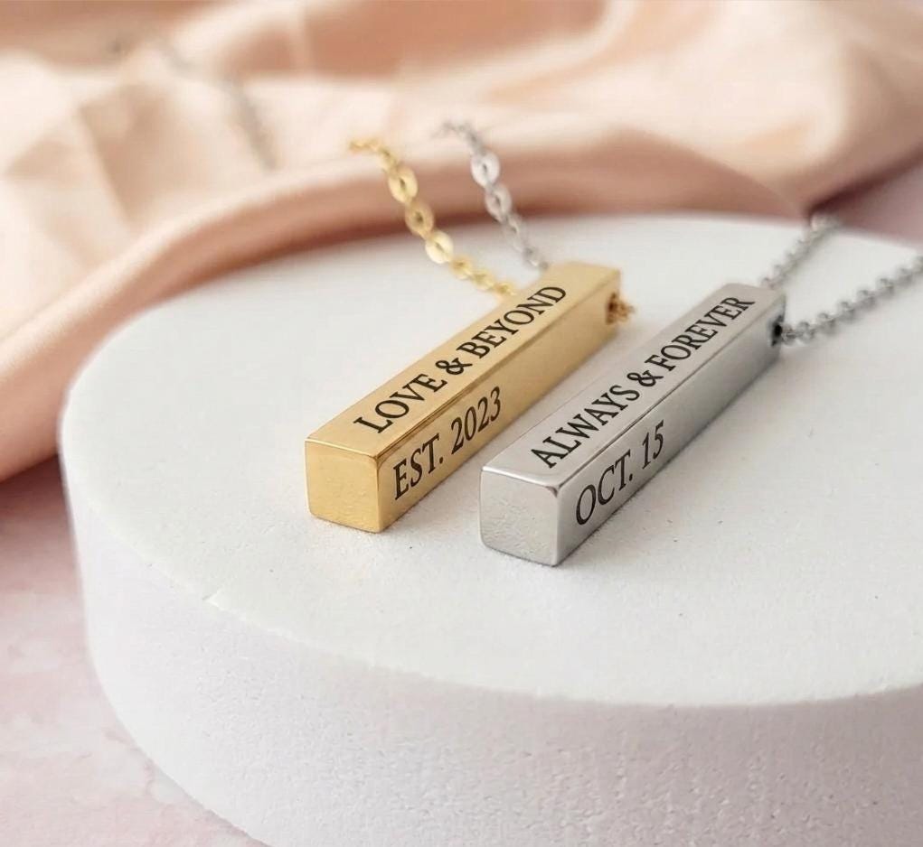Vertical Bar Necklace