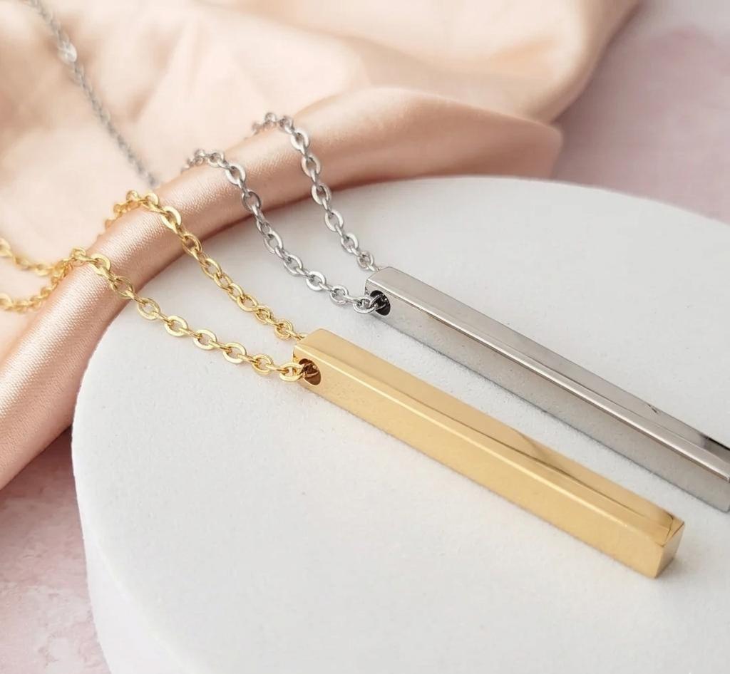 Vertical Bar Necklace