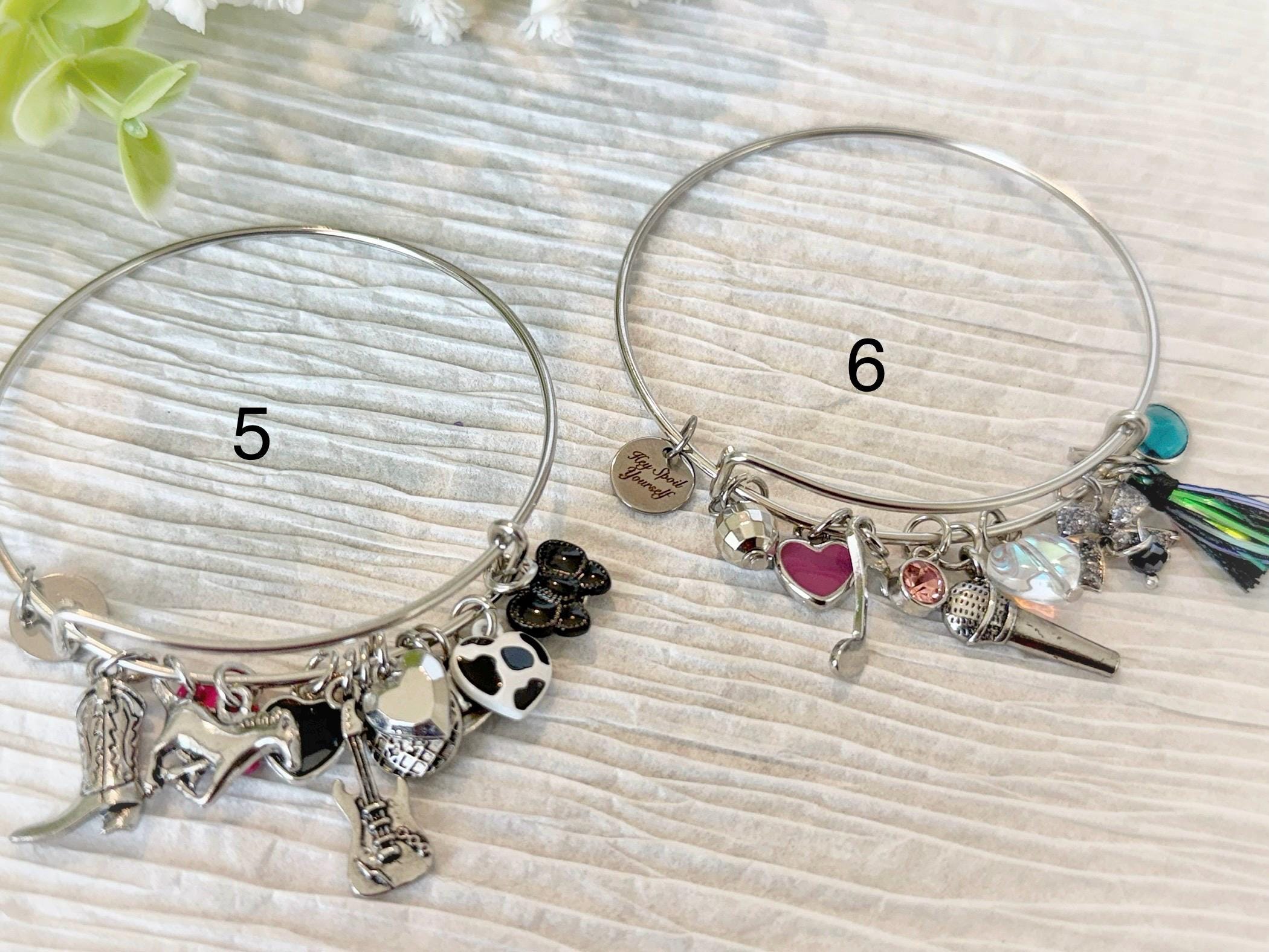 Adjustable Charm Bangle