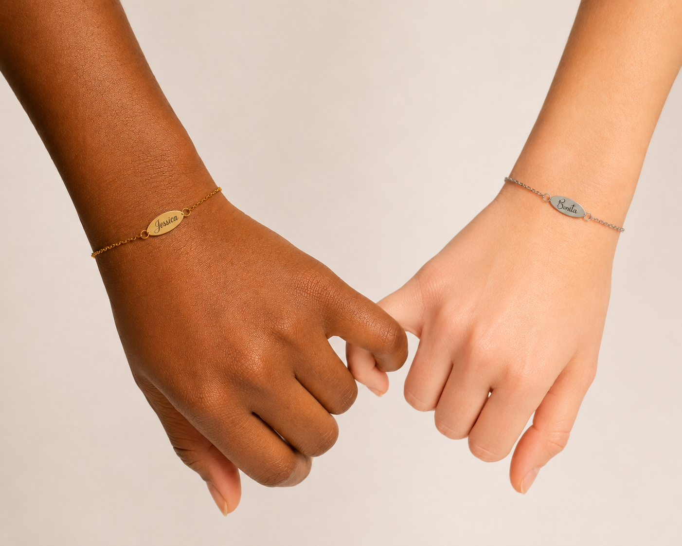 Personalized Oval Bracelet