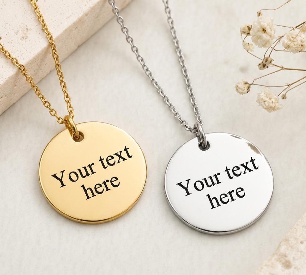 Circle Pendant Necklace
