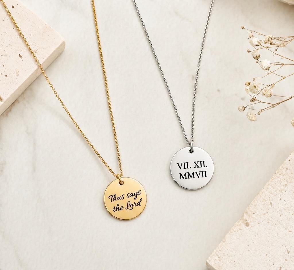 Circle Pendant Necklace