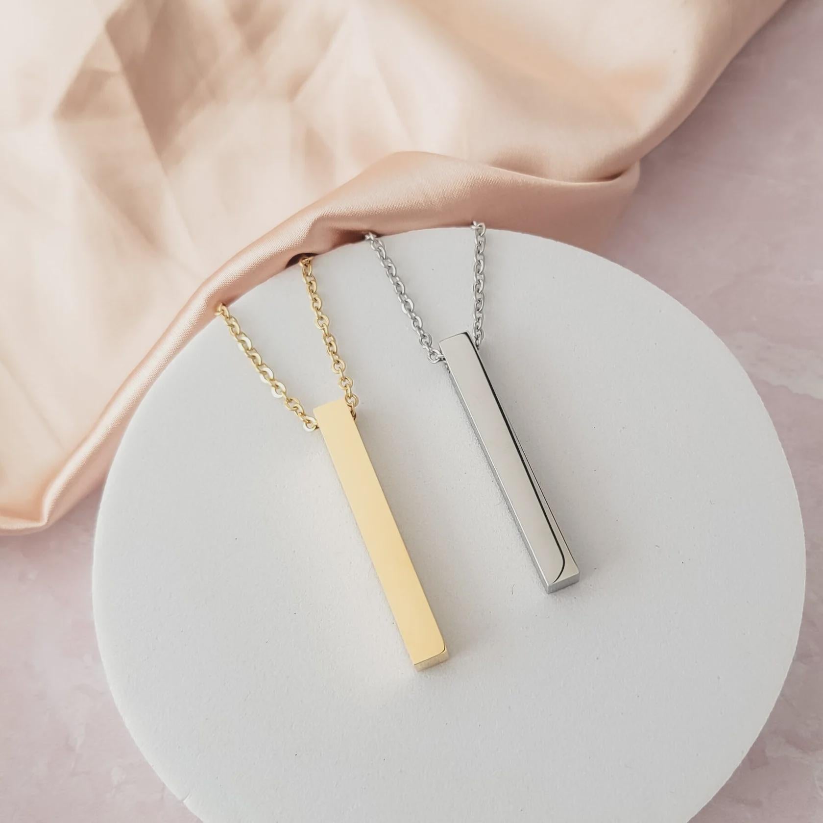 Vertical Bar Necklace