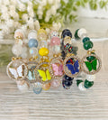 Butterfly Charm, Beaded Bracelets, Bracelets with Charms