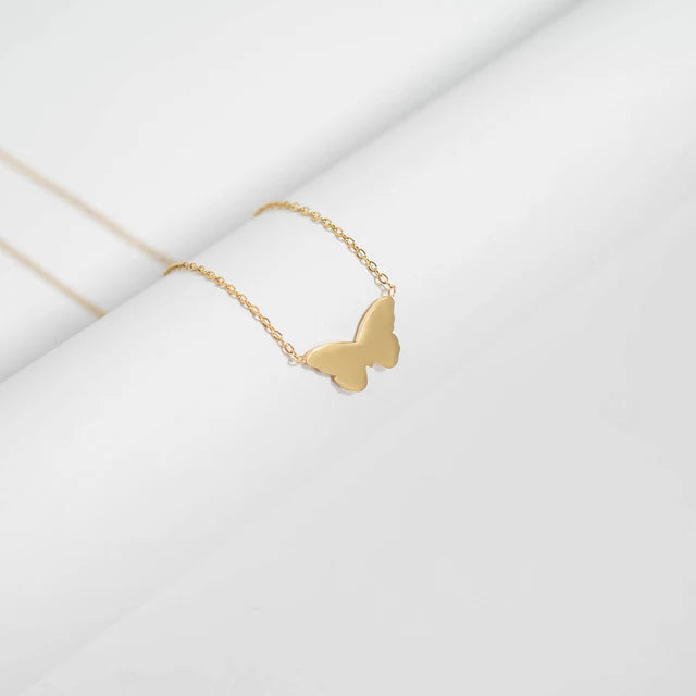 Personalized Butterfly Necklace