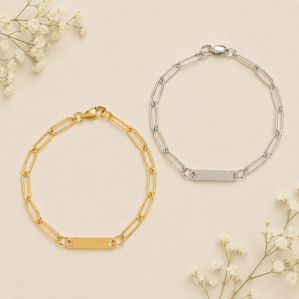 Personalized Paperclip Bracelet