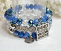 Beaded Charm Bracelet Set: Inspiration Stretch Bracelets