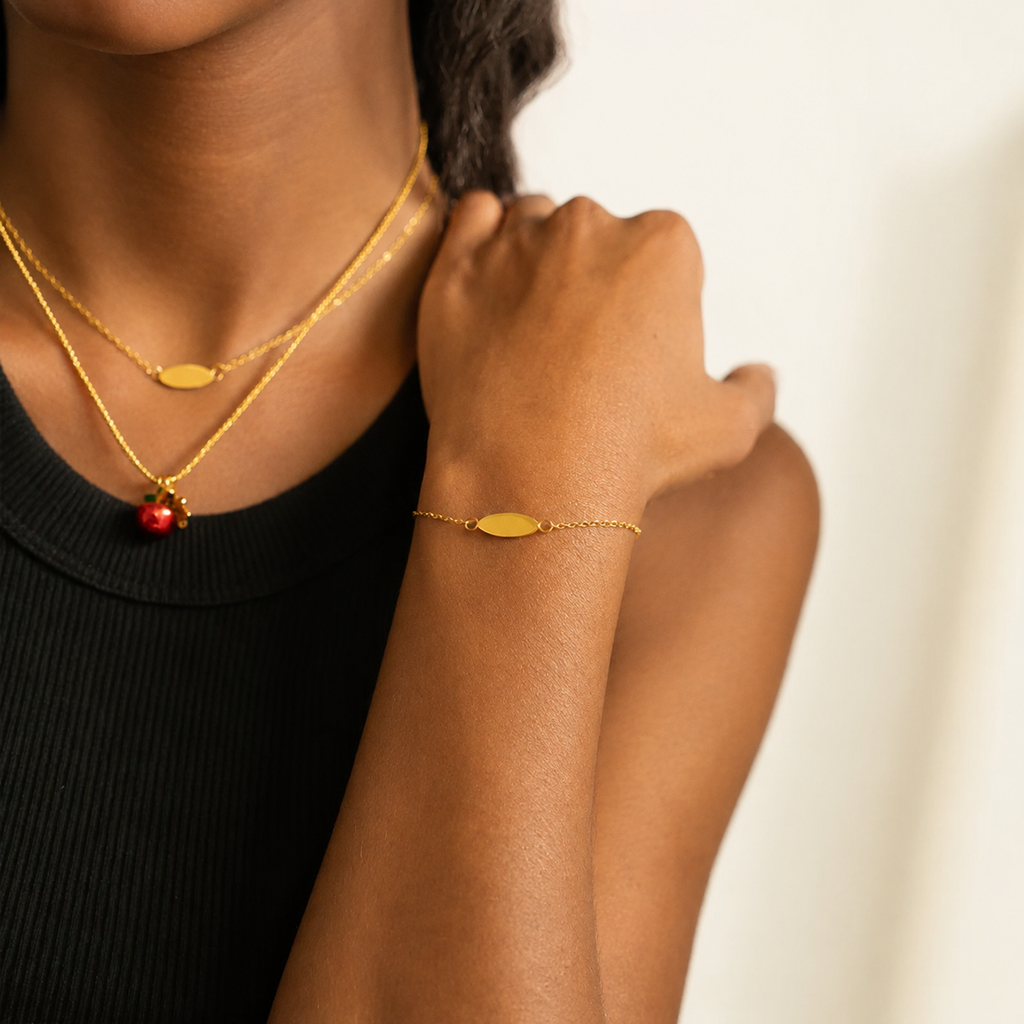 Personalized Oval Bracelet